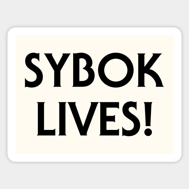 Sybok Lives! Sticker by Starkiller1701